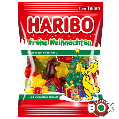 HARIBO Frohe Weihnachten gyümölcsízű gumicukor 200g