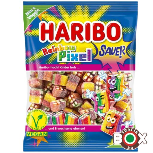 HARIBO Pixel Fizz gyümölcsízű gumicukor 80 g