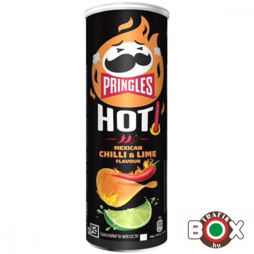 PRINGLES HOT Mexican Chili & Lime chips 160g