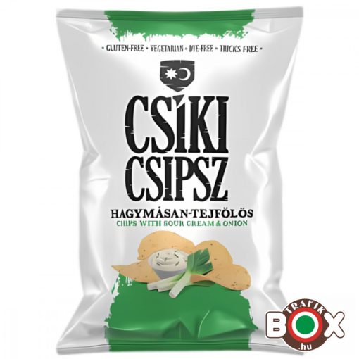 Csíki Csipsz 50g Hagymásan - Tejfölös