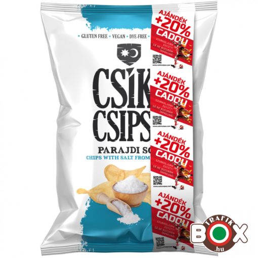 Csíki Csipsz 100+20g Parajdi sós