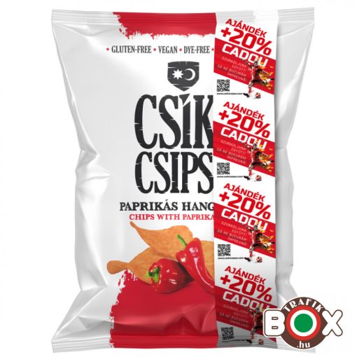 Csíki Csipsz 100+20g Paprikás hangulat