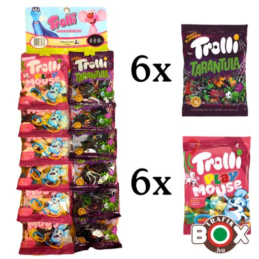 Trolli fűzéres vegyes gumicukor 2. 12x100g