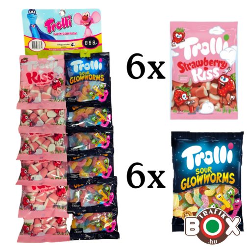 Trolli fűzéres vegyes gumicukor 6. 12x100g