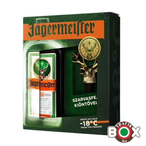 Jagermeister 0 7L. 35 Szarvasfej ki nt d szdobozban 418