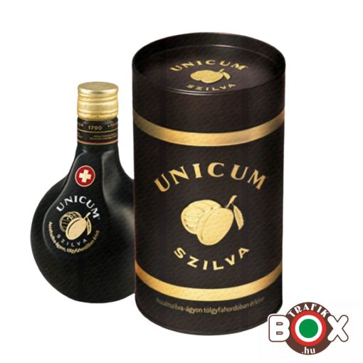 Zwack Unicum Szilva 0,5L. díszdobozos 34,5% - DRS