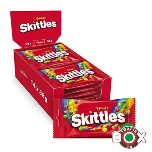 SKITTLES Fruits cukordrazsé 38g 