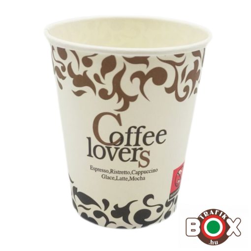 Papírpohár Lattés 280 ml Coffee Lovers Design 50 db-os