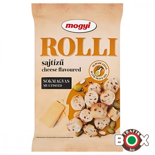 MOGYI Rolli sajtos ízű sokmagvas kenyérkarika 65g