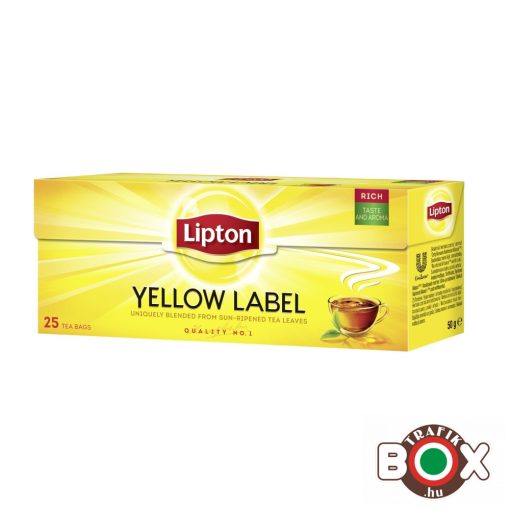 LIPTON Yellow Label tea 25 filter 50g