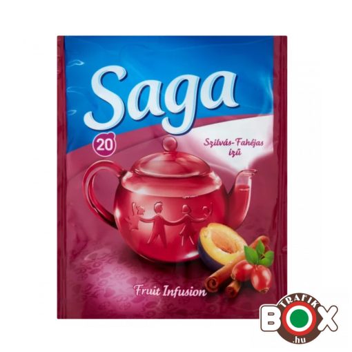 SAGA Szilvás - Fahéjas ízű tea 20 filter 30g