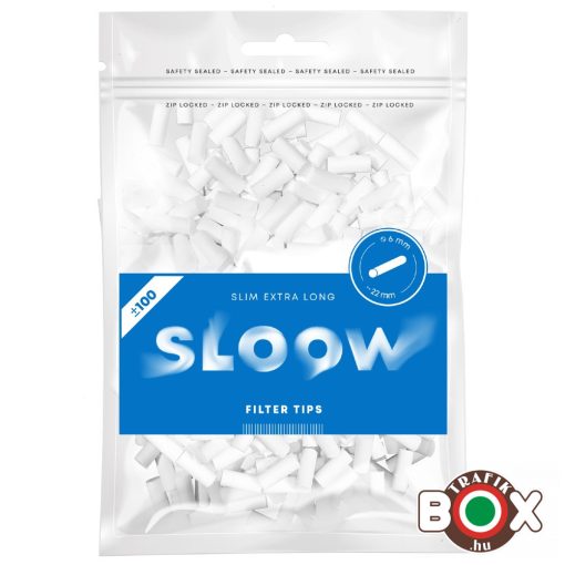 Cigifilter SLOOW X-LONG 100 db-os (6 mm x 22 mm) 40682028