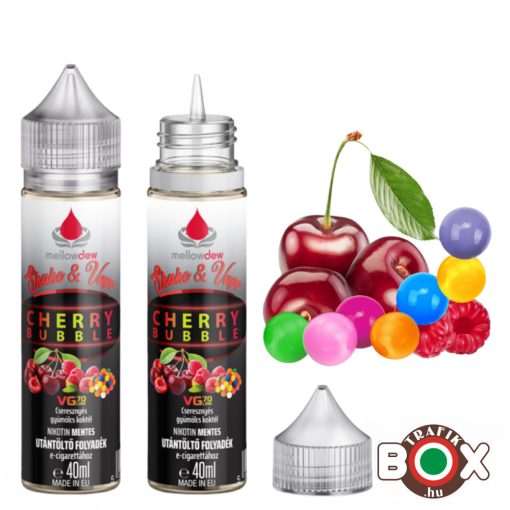 Mellow Dew 40 ml VG70 e-liquid 00mg - CHERRY BUBBLE


