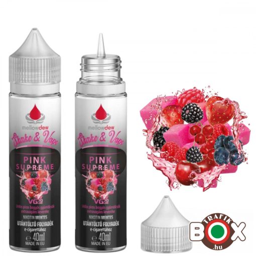 Mellow Dew 40 ml VG70 e-liquid 00mg - PINK SUPREME



