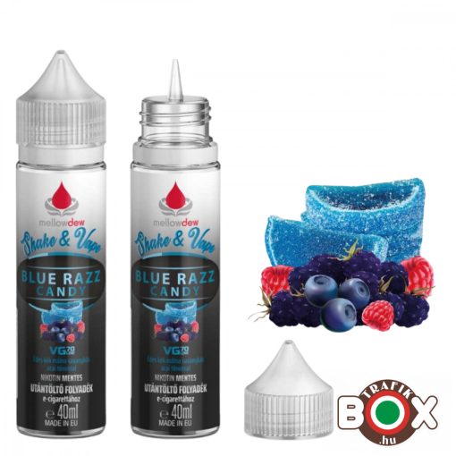 Mellow Dew 40 ml VG70 e-liquid 00mg - BLUE RAZZ CANDY


