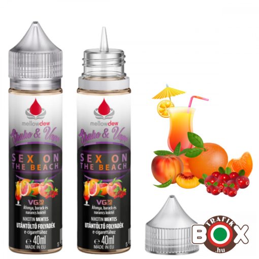 Mellow Dew 40 ml VG70 e-liquid 00mg - SEX ON THE BEACH



