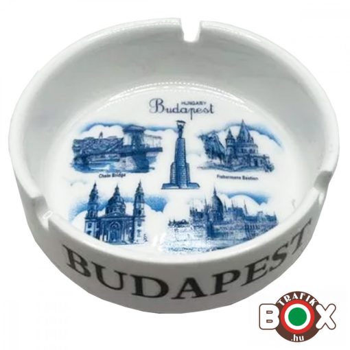 Hamuzó Budapest, kerámia 8,5 cm, 3 pihenős cn9167