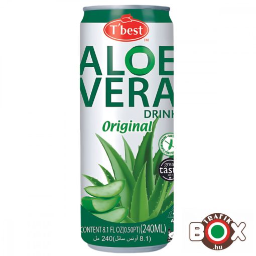 ALOE VERA rost. gyüm.ital orig. natúr 240 ml (30db/#) (DRS) 31014