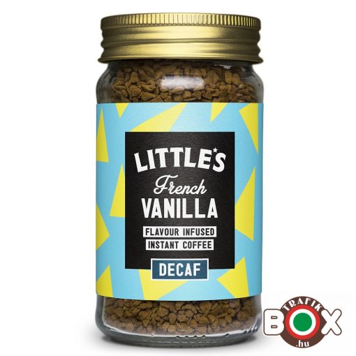 Littles Koffeinmentes Francia Vanília ízesítésű Prémium Instant Kávé 50 g