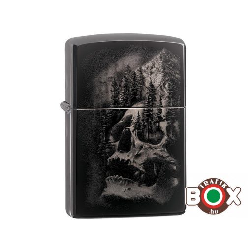 49141 Zippo öngyújtó Black Ice Koponya